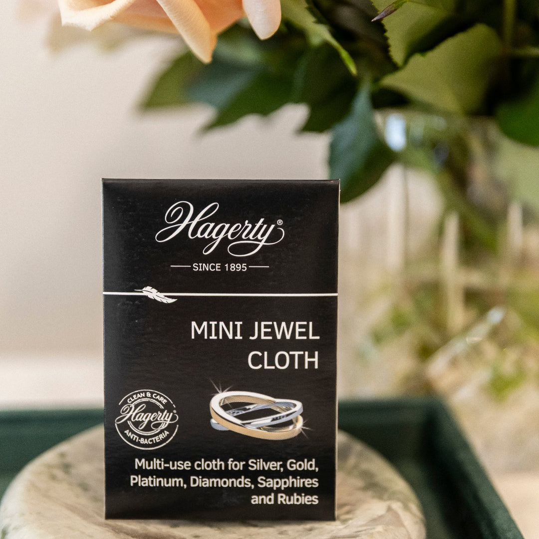 Hagerty Mini Jewel Cloth travel size gold polishing cloth